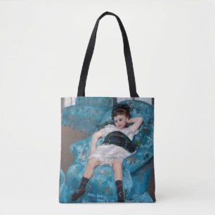 Kleines Mädchen im blauen Sessel, Cassatt