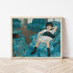 Kleines Mädchen in einem blauen Sessel | Mary Cass Poster (Von Creator hochgeladen)