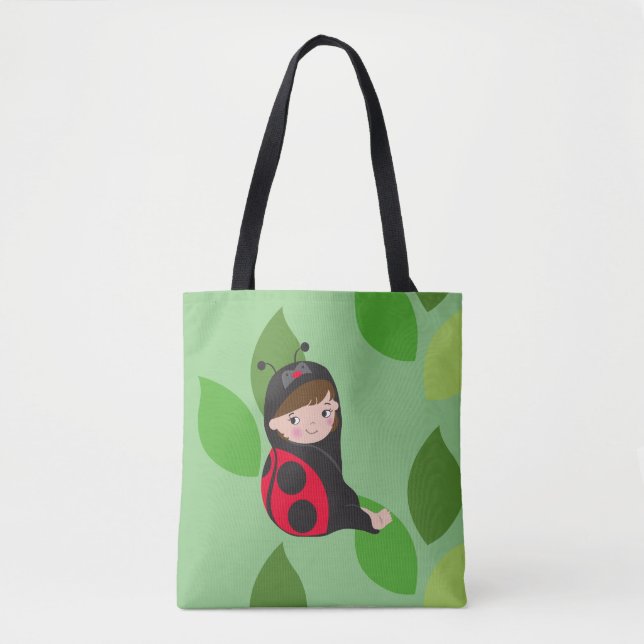 Kleines Mädchen in Red Ladybug-Kostüm (Vorderseite)