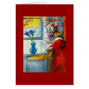Kleines Mädchen mit blauem Iris