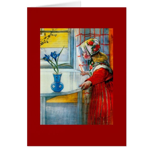 Kleines Mädchen mit blauem Iris (Vorne)