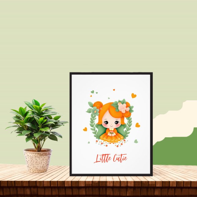 Kleines Mädchen mit Blume Fotodruck (Von Creator hochgeladen)