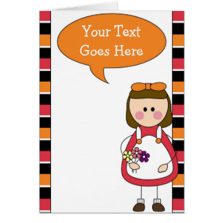 kleines Mädchen mit Blumen