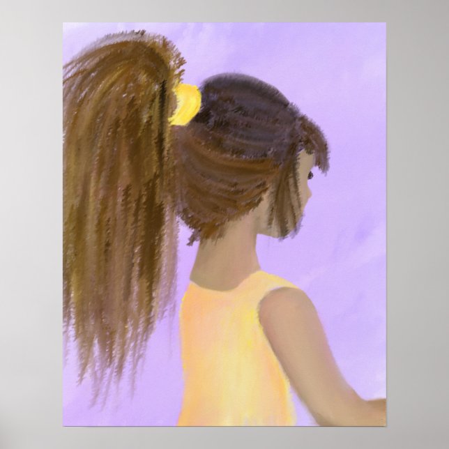 Kleines Mädchen  Poster (Vorne)