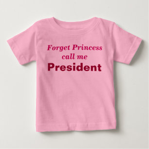 Kleines Mädchen Präsident Strampler. Baby T-shirt