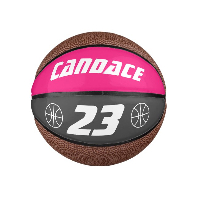 Kleines Mini-Basketballgeschenk für Kinder zum Geb Mini Basketball (Vorderseite)