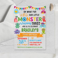 Kleines Monster 3. Geburtstag