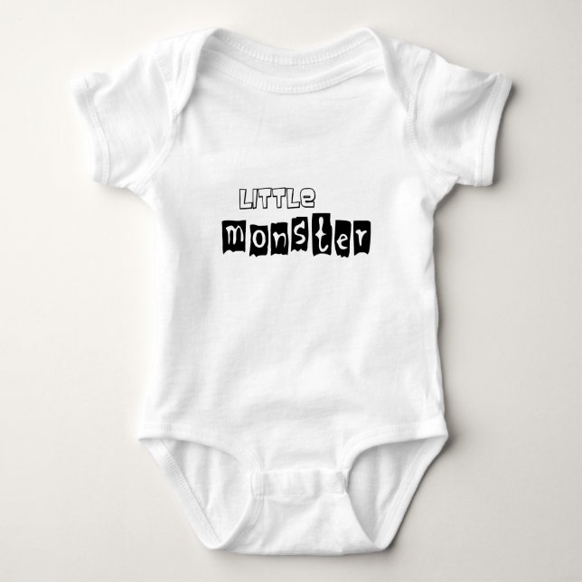 Kleines Monster Baby Strampler (Vorderseite)