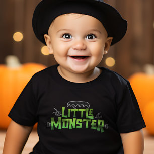 Kleines Monster Halloween Familie Matching Funny Baby T-shirt