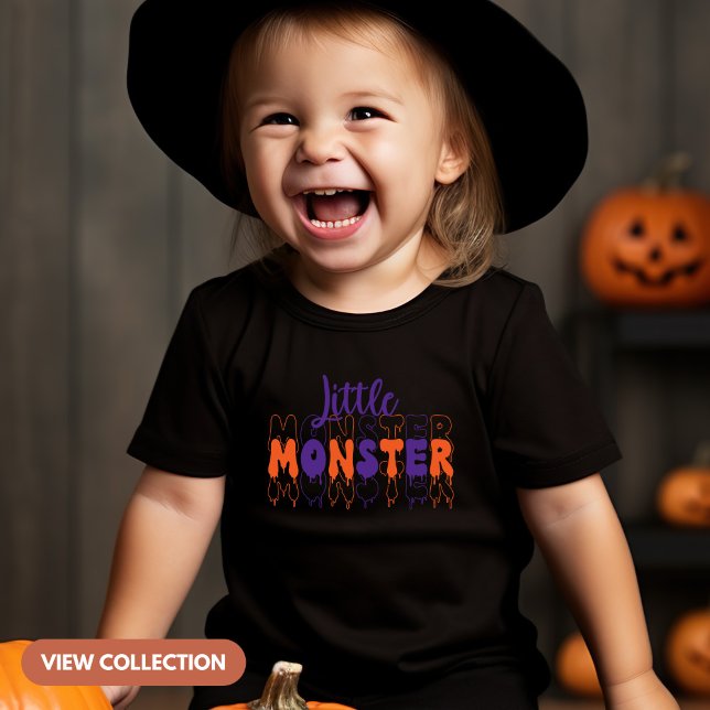 Kleines Monster Halloween Matching Family Kleinkin Kleinkind T-shirt (Von Creator hochgeladen)