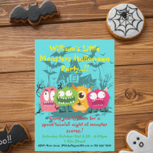 Kleines Monster-Halloween-Party