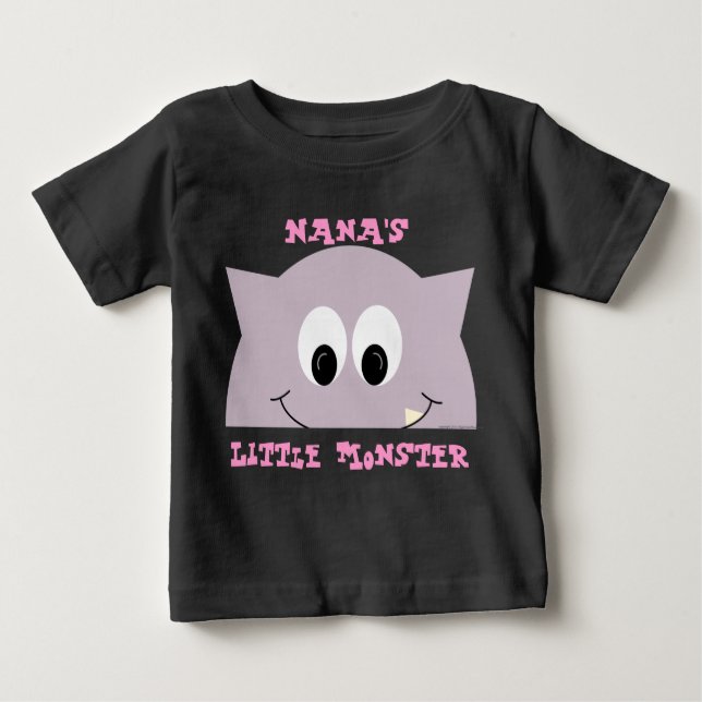 Kleines Monster in Lilac Baby T-shirt (Vorderseite)