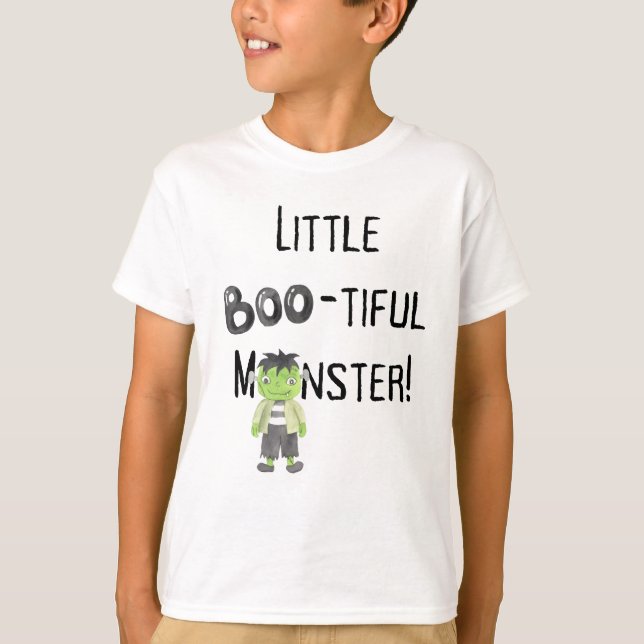 Kleines Monster kids Halloween Niedliche Kinder T-Shirt (Vorderseite)
