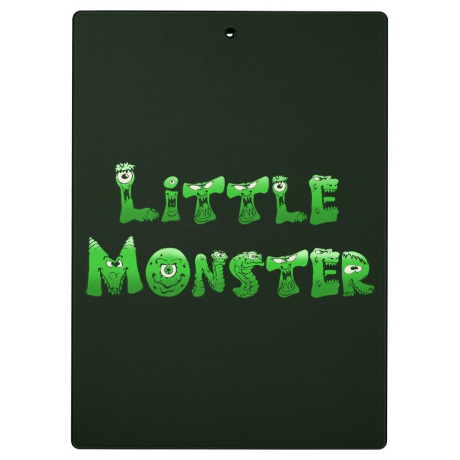Kleines Monster Klemmbrett (Rückseite)