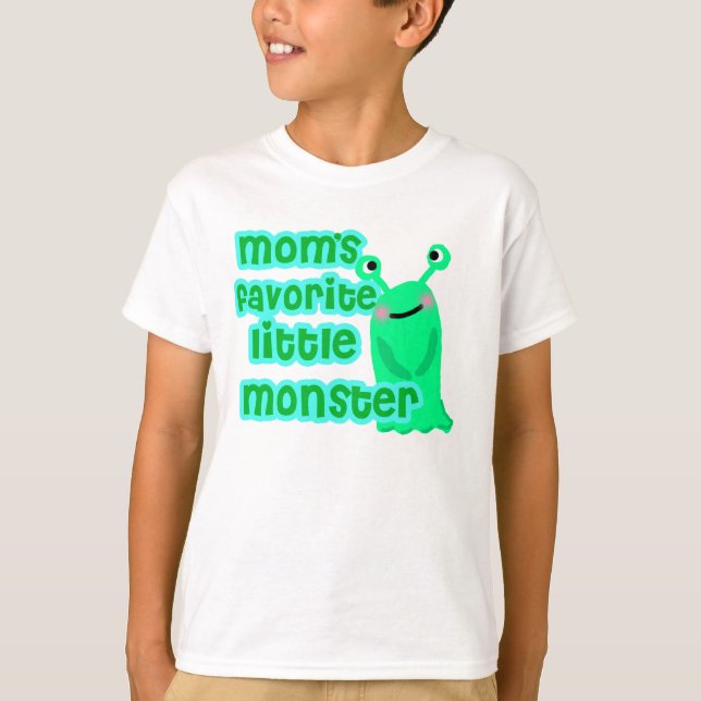 Kleines Monster-LieblingsShirt der Mama T-Shirt (Vorderseite)