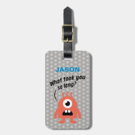 Kleines Monster (personalisierbar) Gepäckanhänger