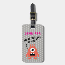 Kleines Monster (personalisierbar) Gepäckanhänger