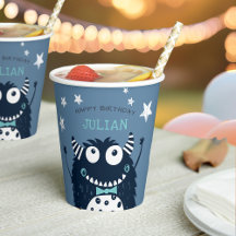Kleines Monster Personalisiert Kindergeburtstag Pa