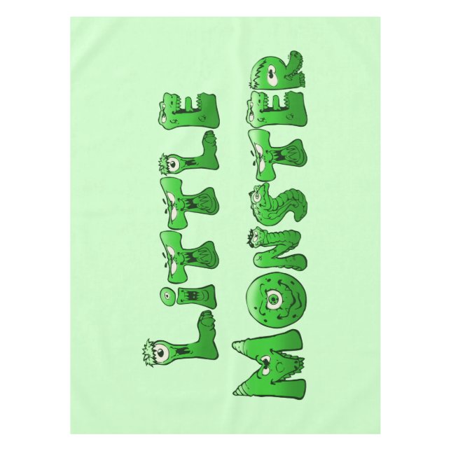 Kleines Monster Tischdecke (Vorderseite)