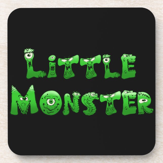 Kleines Monster Untersetzer (Vorderseite)