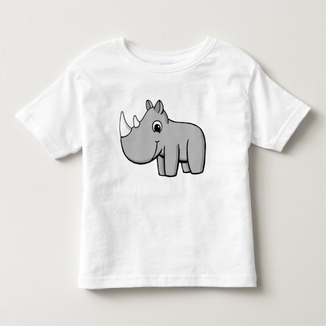Kleines Nashorn Kleinkind T-shirt (Vorderseite)