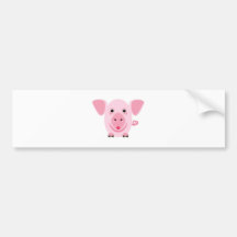 Kleines niedliches rosa Schwein