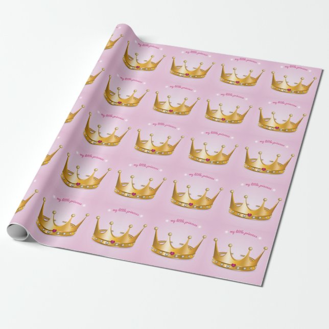 Kleines Packpapier Prinzessin-Crown (Ungerollt)