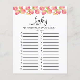 Kleines Peach Baby Name Rennen