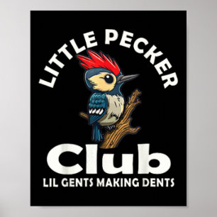 Kleines Pecker Club Shirt vorne und hinten Poster