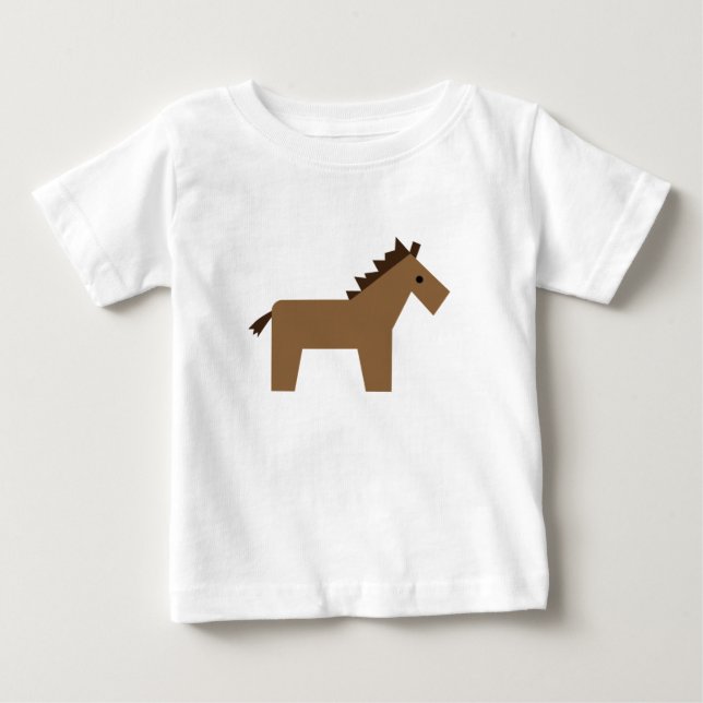 Kleines Pferd Baby T-shirt (Vorderseite)