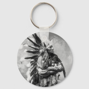 Kleines Pferd, Oglala Sioux, 1890s Schlüsselanhänger