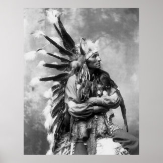 Kleines Pferd, Oglala Sioux, 90er Poster