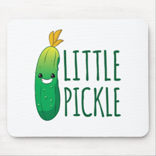 Kleines Pickle Niedlich Grünes Pickle mit Sonnenb Mousepad