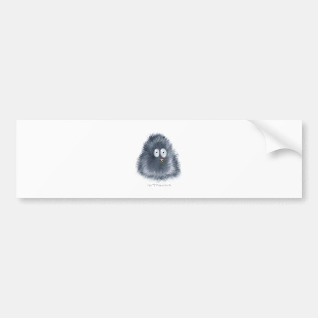 Kleines Pinguin-Lebewesen Autoaufkleber (Vorne)