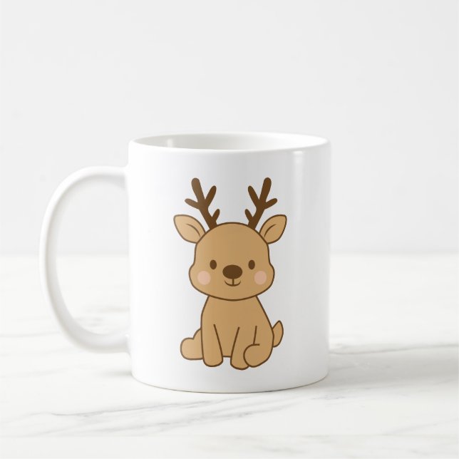 Kleines Rentier Kaffeetasse (Links)