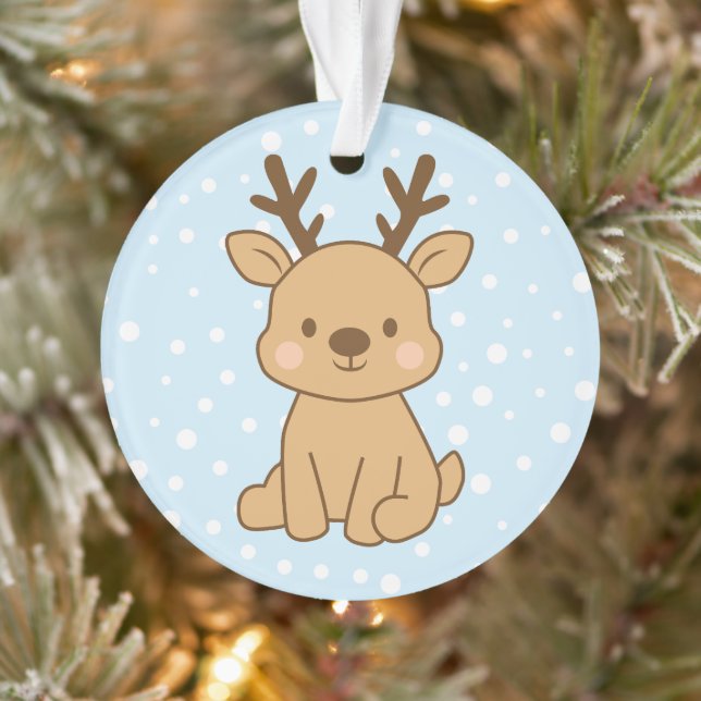 Kleines Rentier Ornament (Baum)