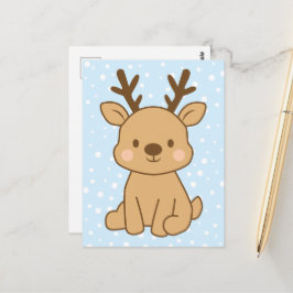 Kleines Rentier Postkarte