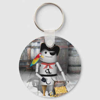 Kleines Robo-x9 für Gespräche wie ein Piratentag Schlüsselanhänger