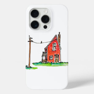 Kleines Rotes Haus mit Power Case-Mate iPhone Hülle