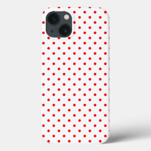 Kleines rotes Tupfenmuster Case-Mate iPhone Hülle
