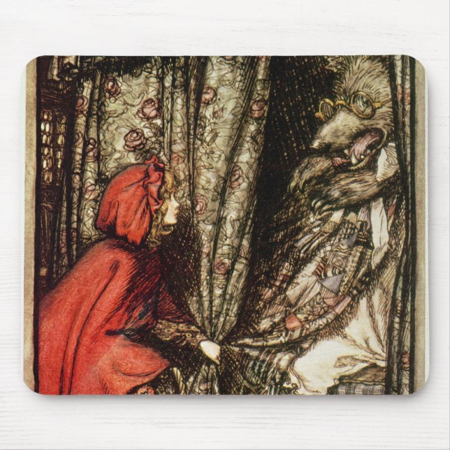 Kleines Rotkäppchen Arthurs Rackham | Mousepad (Vorne)