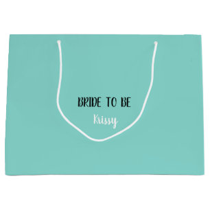 Kleines schwarzes Kleid feiert Braut zum Party Große Geschenktüte