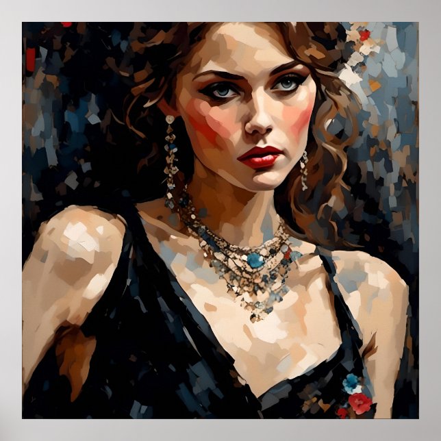 Kleines schwarzes Kleid Poster (Vorne)