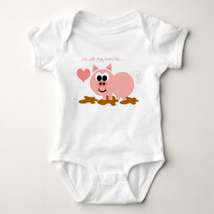 Kleines Schwein Onsie Baby Strampler