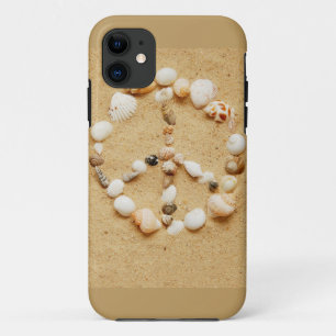 Kleines Seashell-Friedenszeichen iPhone 11 Hülle