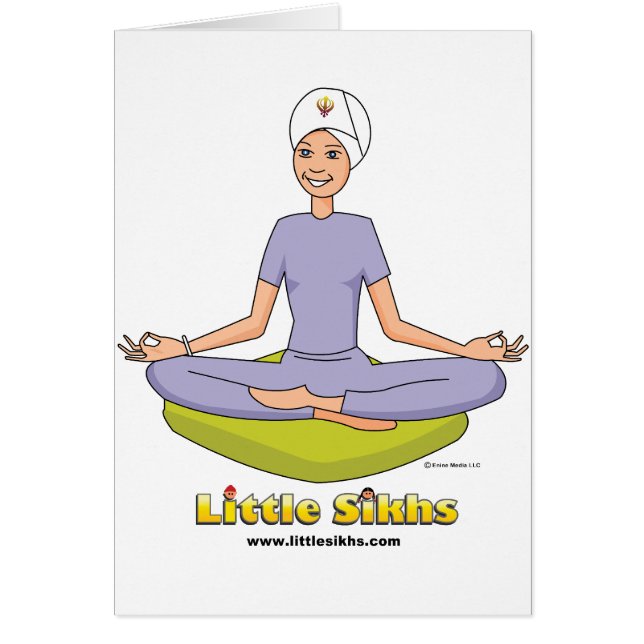 Kleines Sikh-Yoga-Thema (Vorne)