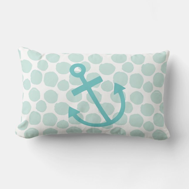 Kleines Skippermuster Lendenkissen (Vorderseite)