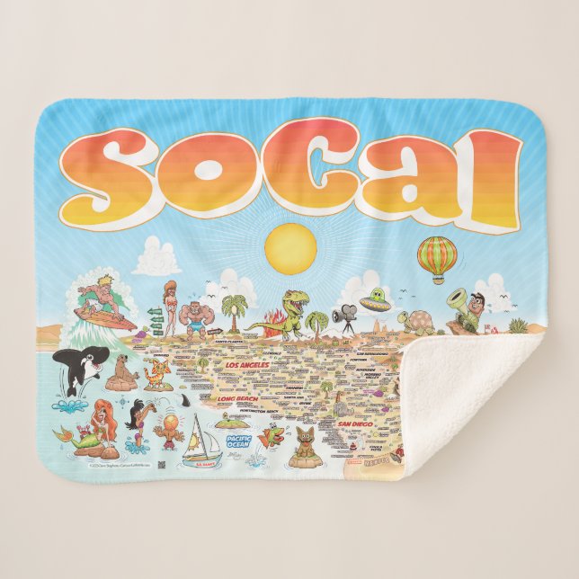 Kleines SoCal Sherpadecke (Vorderseite (Horizontal))