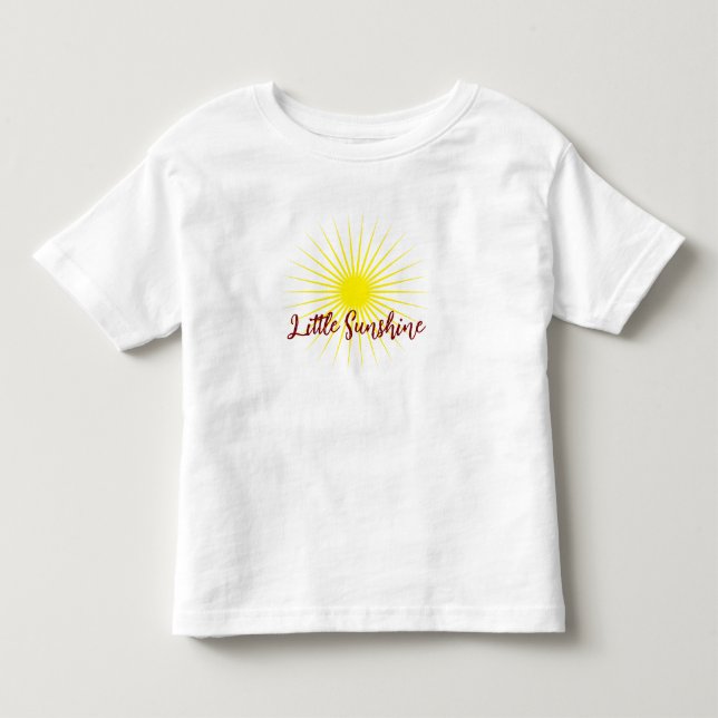 Kleines Sonnenshirt Kleinkind T-shirt (Vorderseite)