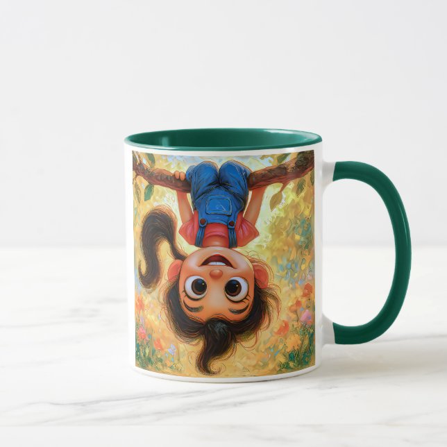 Kleines Spießmädchen Tasse (Rechts)